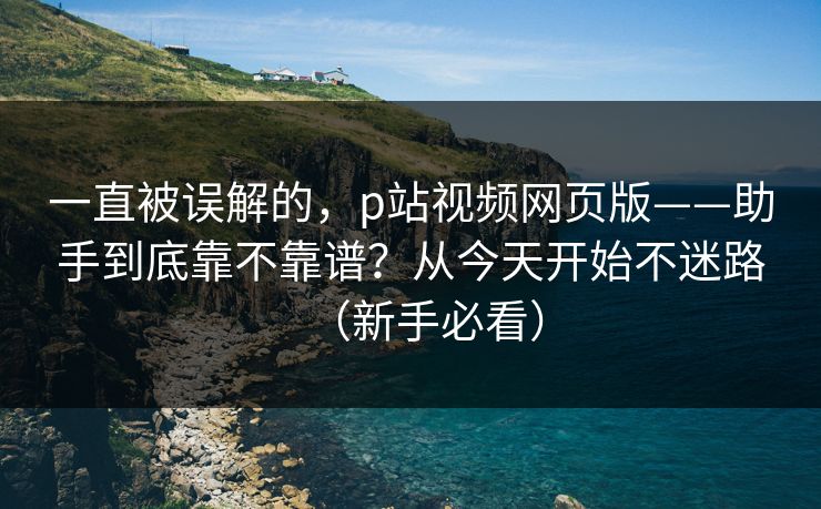 一直被误解的，p站视频网页版——助手到底靠不靠谱？从今天开始不迷路（新手必看）