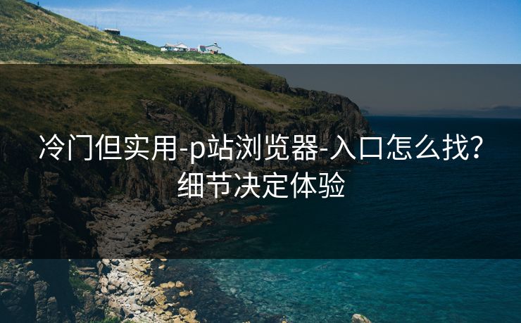 冷门但实用-p站浏览器-入口怎么找？细节决定体验