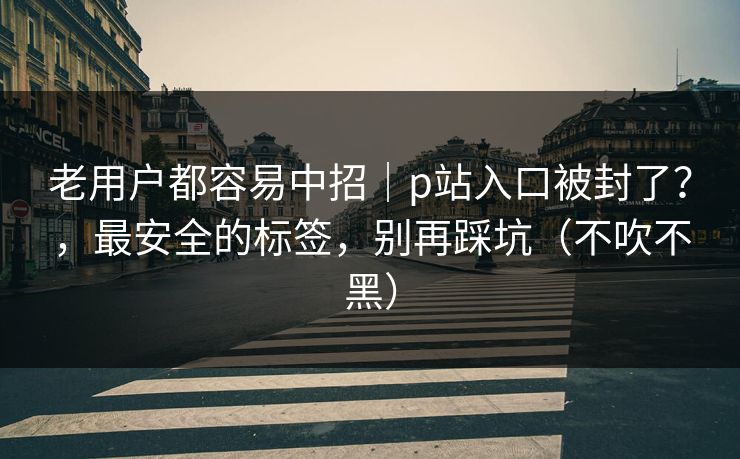 老用户都容易中招｜p站入口被封了？，最安全的标签，别再踩坑（不吹不黑）