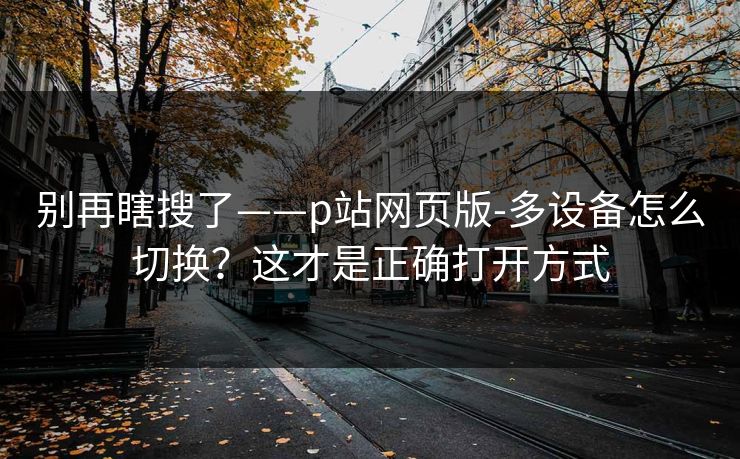 别再瞎搜了——p站网页版-多设备怎么切换?这才是正确打开方式 别再瞎搜了——p站网页版-多设备怎么切换?这才是正确打开方式